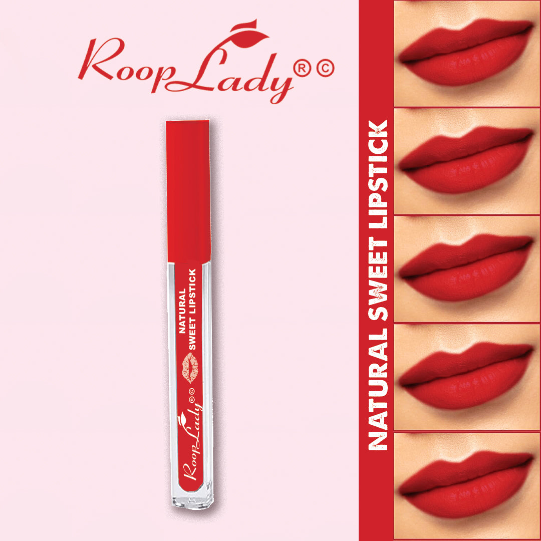 RoopLady Natural Sweet Lipstick Waterproof | Non Transfer Long Lasting Matte Lipstick