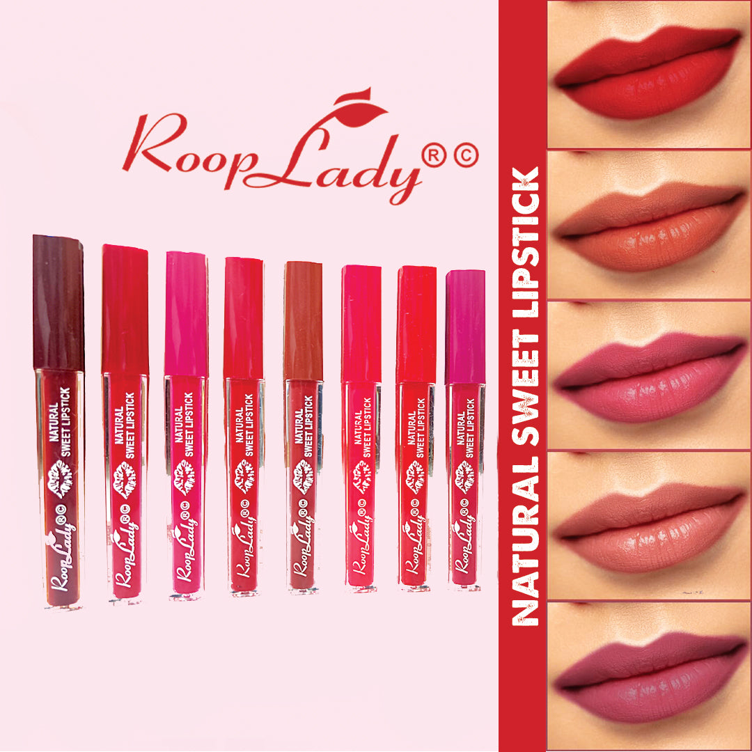 RoopLady Natural Sweet Lipstick Waterproof | Non Transfer Long Lasting Matte Lipstick