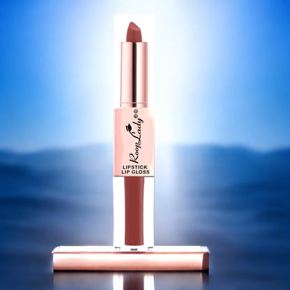 Roop Lady 2 in 1 Matte Lipstick And Liquid Lip Long Lasting Gloss Matte Lipstick Makeup
