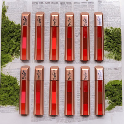 RoopLady 3 in 1 Natural Lip Rich Lipstick mix color (Pack of 12)