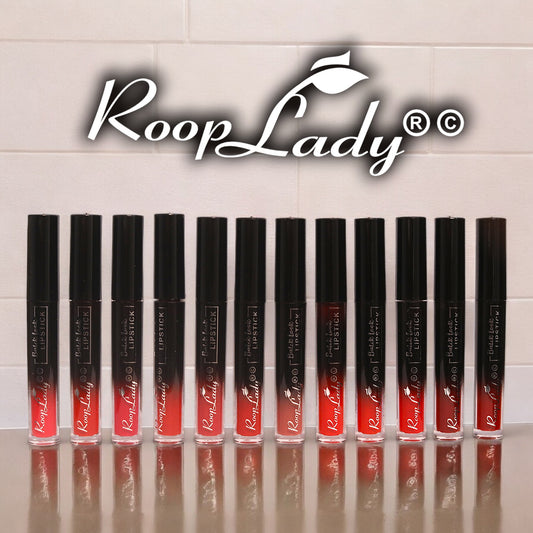 Rooplady Black Look lipstick for women Matte & Waterproof Liquid Lipsticks for women