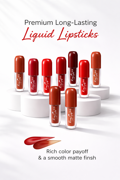 RoopLady Matte Mini Waterproof and Long Stay Smooth Lip Color Lipstick , (Pack of 10)