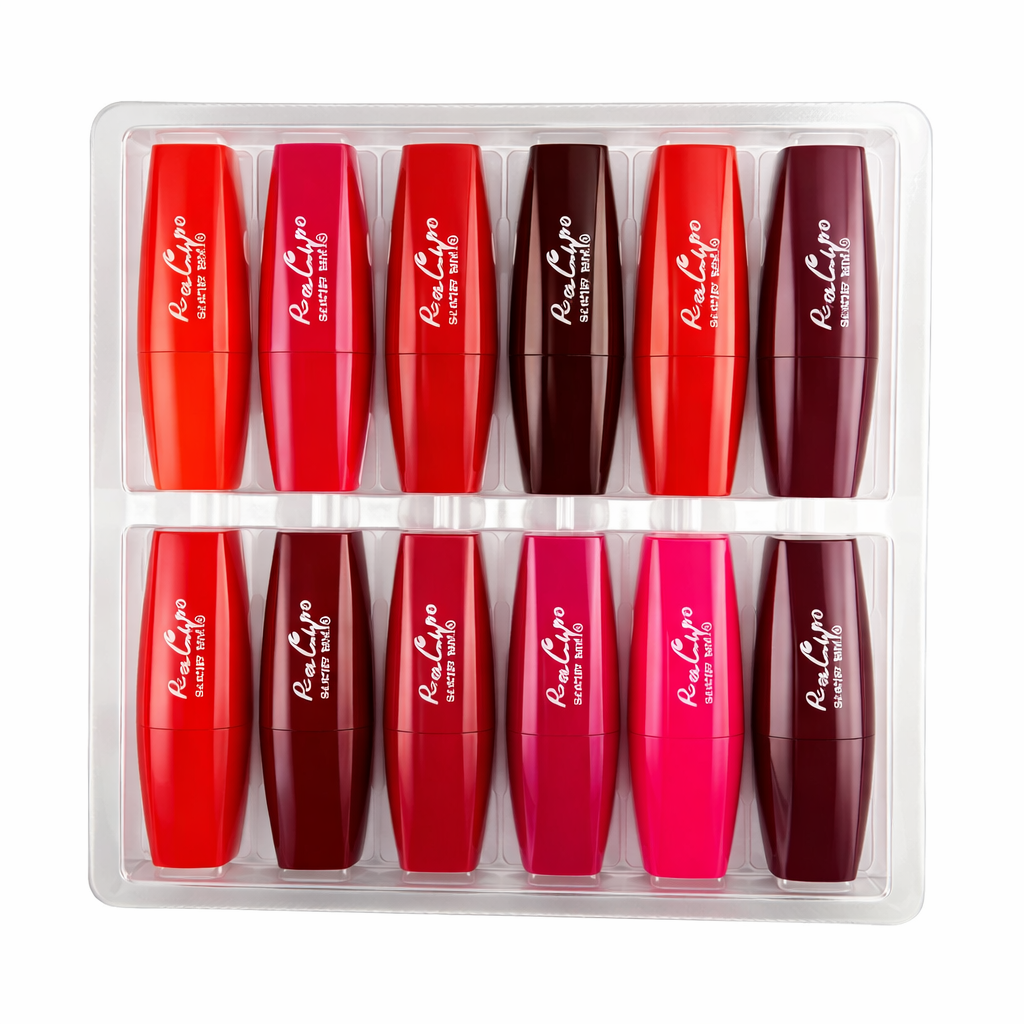 Rooplady 12 Shades Glossy Matte Liquid Lipstick Set | Waterproof Long-Lasting Lip Colors