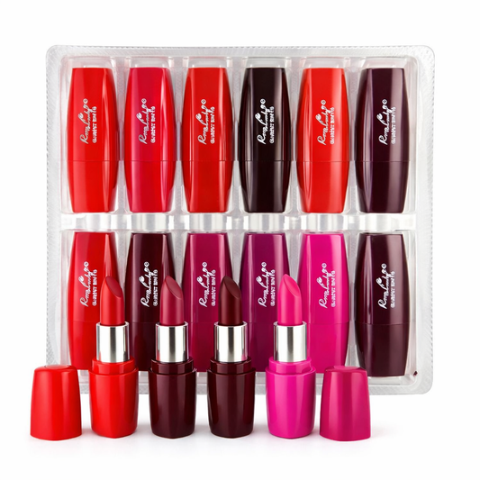 Rooplady 12 Shades Glossy Matte Liquid Lipstick Set | Waterproof Long-Lasting Lip Colors