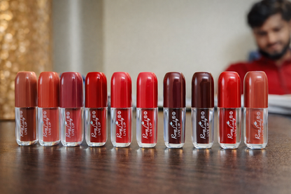 RoopLady Matte Mini Waterproof and Long Stay Smooth Lip Color Lipstick , (Pack of 10)