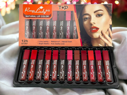 Roop Lady Matte Long Lasting Mini Liquid Lipstick Vegan & Cruelty Waterproof